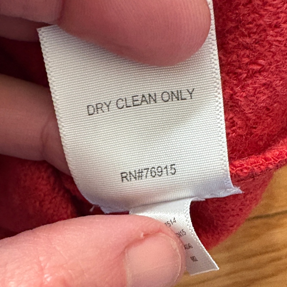 Appleseed's Classic Red Button-Down Wool Shirt Ja… - image 8